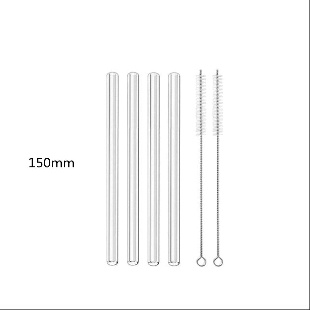 Glass Straws, Pearl Milk Tea Coarse Drinking Straws, Non-disposable Transparent Water Cups, Long Straws EX-STOCK Canada 