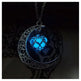 Glowing Pendant Necklaces Silver Plated Chain Necklaces - EX-STOCK Canada