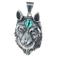 Pendentif Œil du Mal Loup-Garou pour Homme GoSteelEX-STOCK Canada 