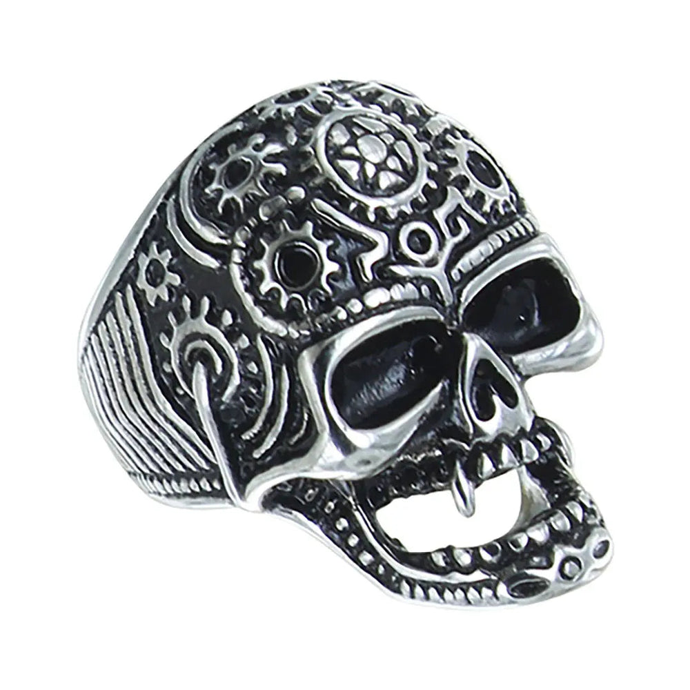 Anillo GoSteel Skull para Hombres GearheadEX-STOCK Canada 