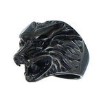 Anillo de lobo para hombre GoSteelEX-STOCK Canada 