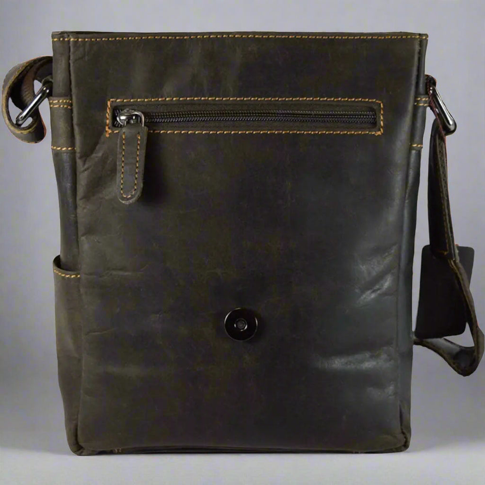 Bolso Mensajero Mini Henry de Cuero GreenwoodEX-STOCK Canada 