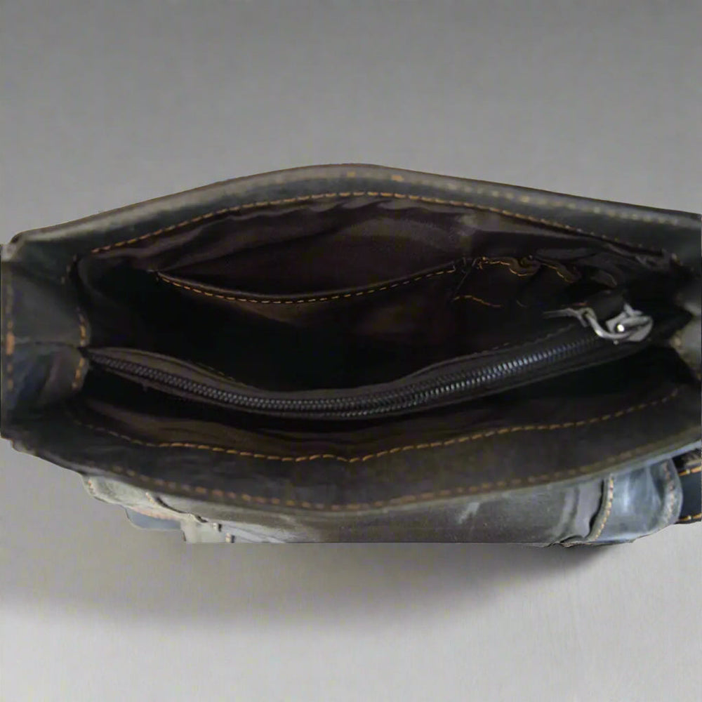 Bolso Mensajero Mini Henry de Cuero GreenwoodEX-STOCK Canada 