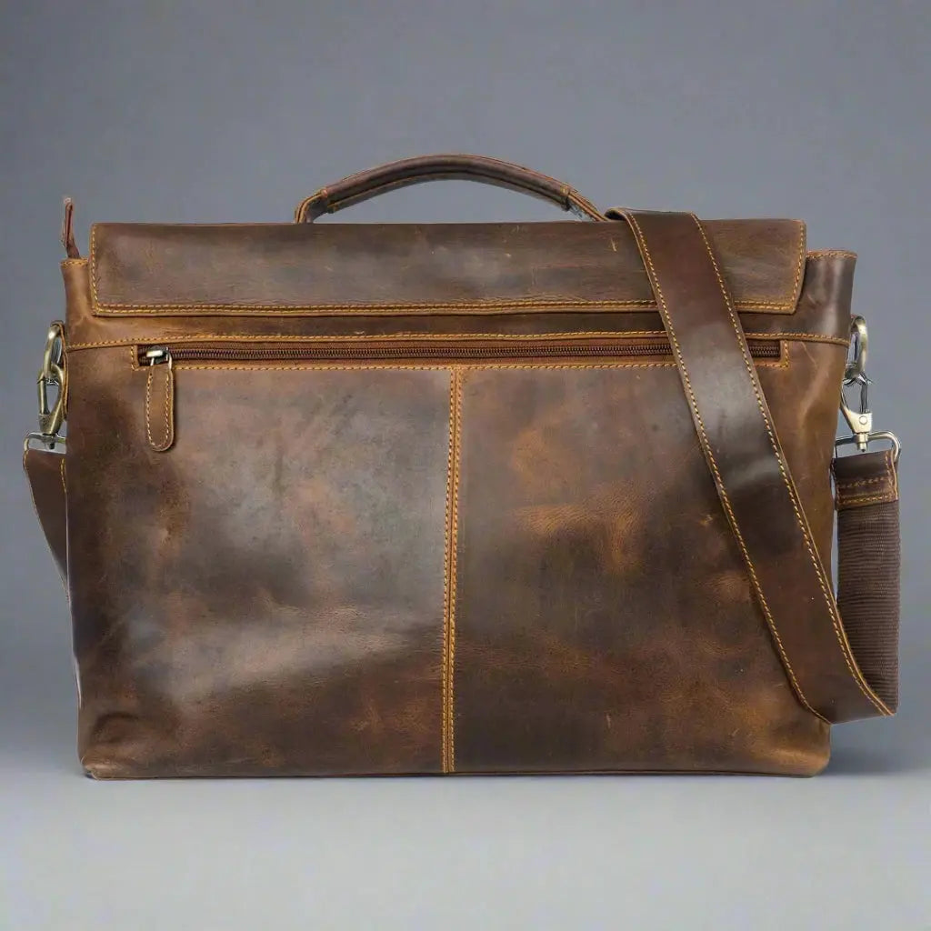 Sac pour ordinateur portable en cuir Greenwood 