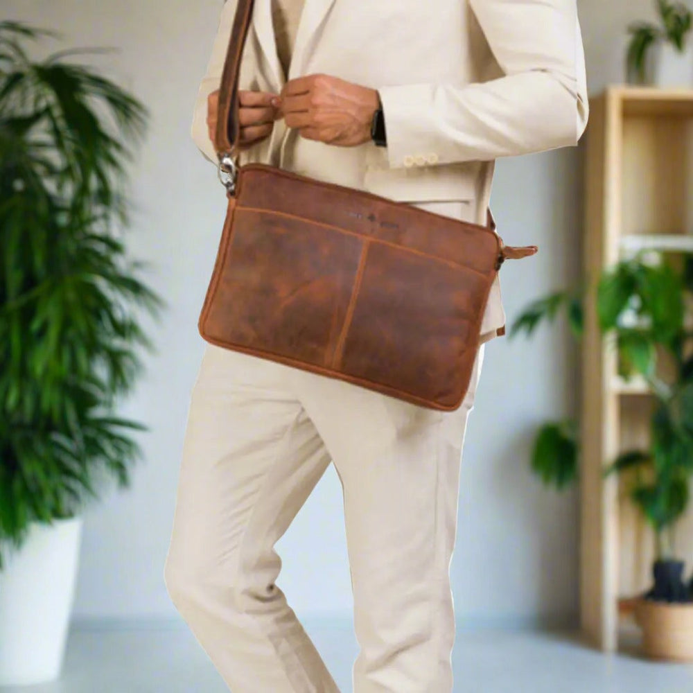 Funda para portátil Greenwood Leather MontrealEX-STOCK Canada 