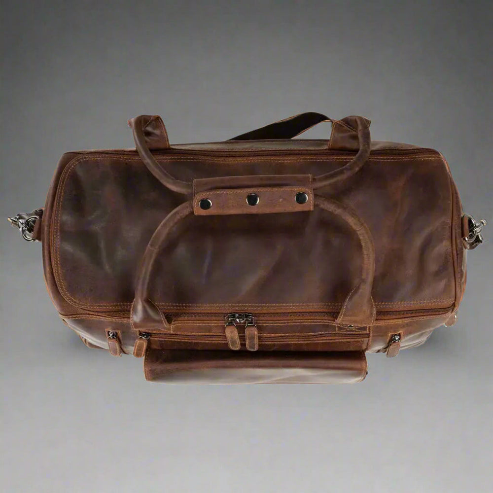Bolsa de viaje grande Greenwood Leather ReginaEX-STOCK Canada 