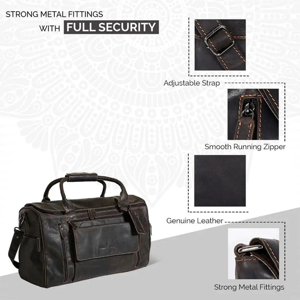 Greenwood Leather Regina Large Travel Duffle Bag - EX-STOCK Canada