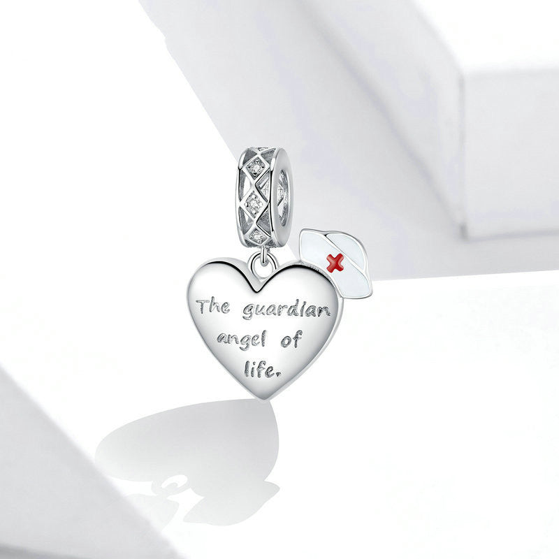 Guardian Angel Pendant Charm Silver 925 Bracelet accessories EX-STOCK Canada 