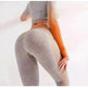 Gym High Waist Leggings Women Knitted Workout Running Yoga Pants - EX-STOCK Canada