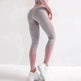 Gym High Waist Leggings Women Knitted Workout Running Yoga Pants - EX-STOCK Canada