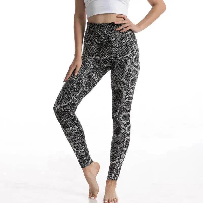Leggings de sport taille haute à imprimé léopard - EX-STOCK Canada