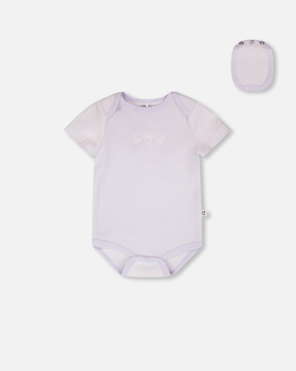 Lot de 3 bodies évolutifs en jersey de coton blanc 