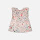 Ensemble robe en mousseline de coton et culotte courte rose imprimé baies 