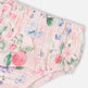 Ensemble robe en mousseline de coton et culotte courte rose imprimé baies 