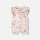 Combinaison en mousseline de coton rose imprimée de baies 