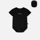 Lot de 3 bodies évolutifs en jersey de coton biologique vert sauge 