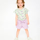 Shorts en jersey lavande 