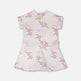 Robe en molleton français imprimé escargots lilas 