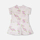 Robe en molleton français imprimé escargots lilas 