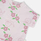 Robe en molleton français imprimé escargots lilas 