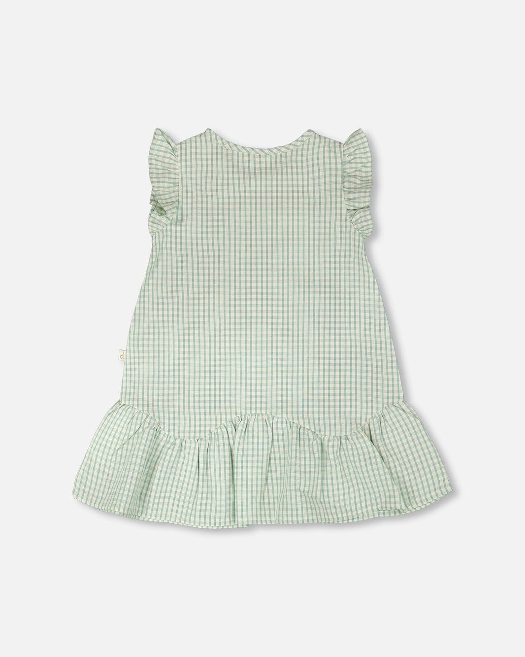Plaid Poplin Dress Green 