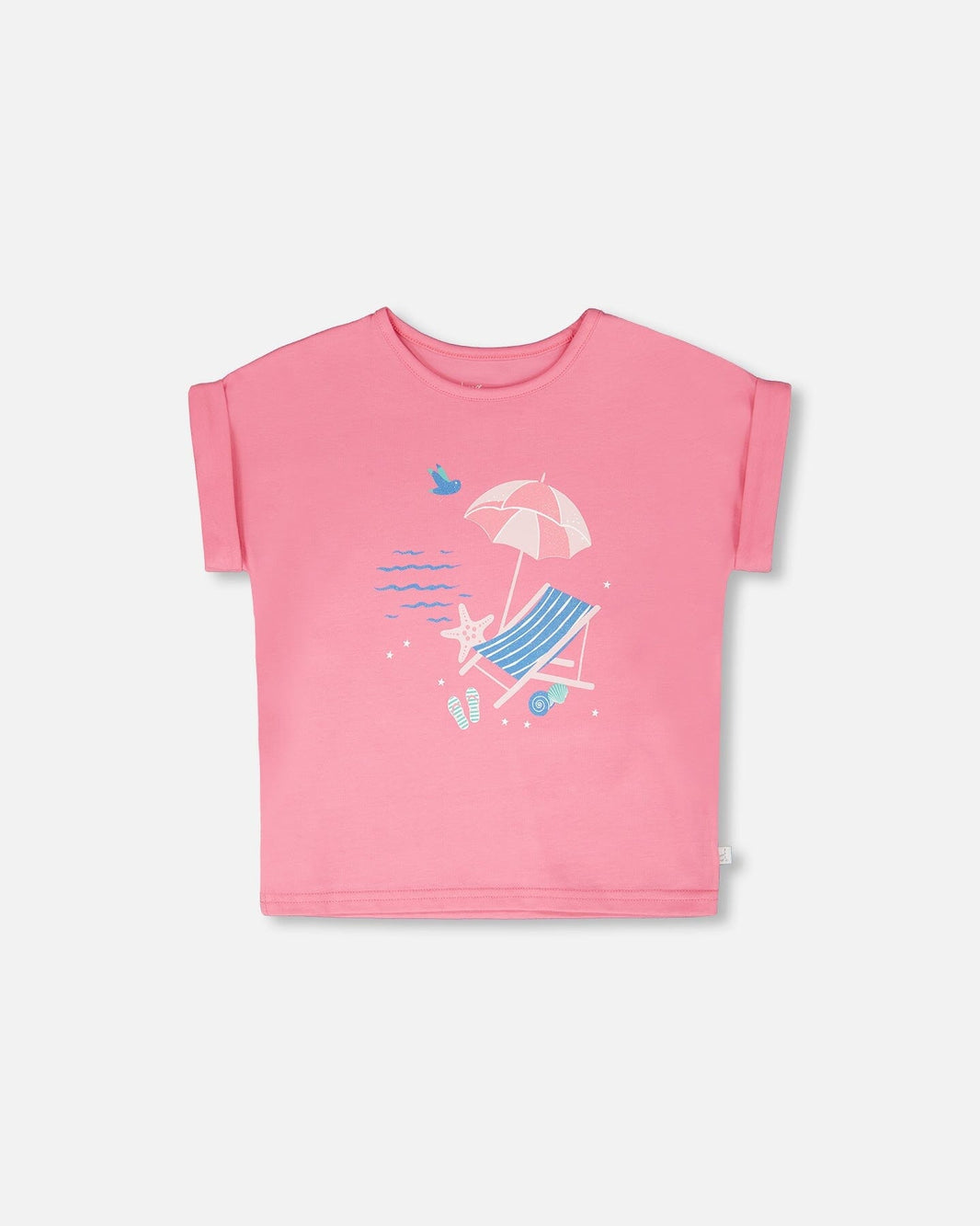 Organic Cotton Jersey T-Shirt Pink 