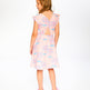 Robe en molleton French Terry Rose clair imprimé palmiers 