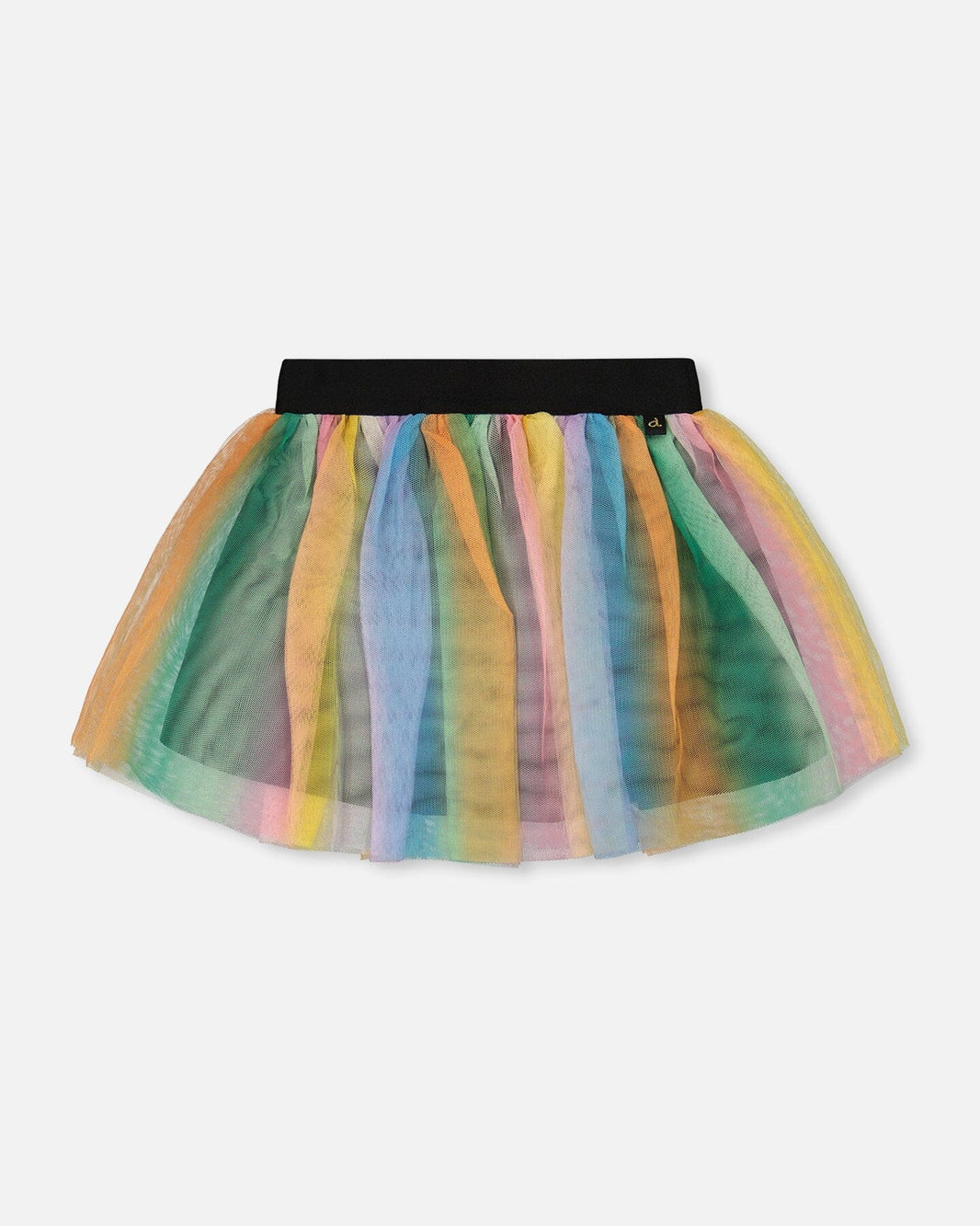 Printed Mesh Skirt Multicolored 