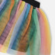 Jupe en maille imprimée multicolore 