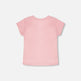 T-shirt en jersey de coton biologique rose poussière 