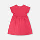 Robe en coton côtelé rose 