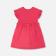 Robe en coton côtelé rose 