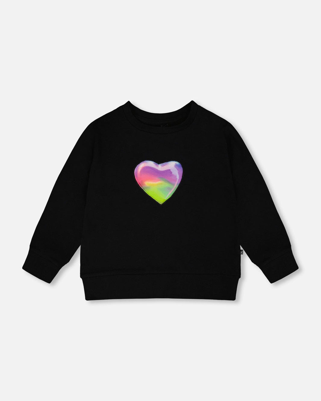 Organic Cotton Jersey Long Sleeve T-Shirt Black 
