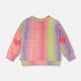 T-shirt à manches longues en jersey de coton biologique multicolore 