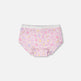 Culotte garçonne en coton biologique imprimé animal violet 