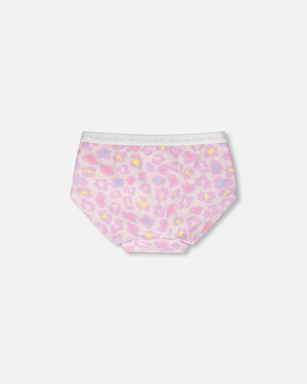 Organic Cotton Boyshort Panty Purple Animal Print 