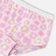 Culotte garçonne en coton biologique imprimé animal violet 