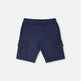 Shorts en molleton bleu 