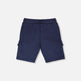 Shorts en molleton bleu 