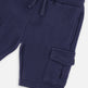 Shorts en molleton bleu 