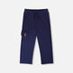 Pantalon de survêtement en terry français avec poche cargo bleu foncé 