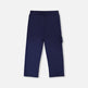 Pantalon de survêtement en terry français avec poche cargo bleu foncé 
