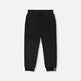 Pantalon de survêtement en terry français avec coutures croisées noir 