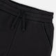 Pantalon de survêtement en terry français avec coutures croisées noir 