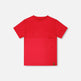 Organic Cotton Colorblock Jersey T-Shirt With Chest Pocket Rouge 
