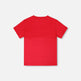 Organic Cotton Colorblock Jersey T-Shirt With Chest Pocket Rouge 