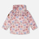 Veste mi-saison rose imprimée de papillons 