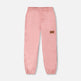 Pantalon de bain en polyester recyclé rose clair 