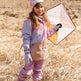 Pantalon de Pluie en Polyester Recyclé Lilas 