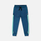 Pantalon de sport en polyester recyclé bleu sarcelle 